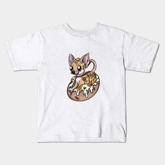 Baked Puptato Kids T-Shirt by KayyArkham